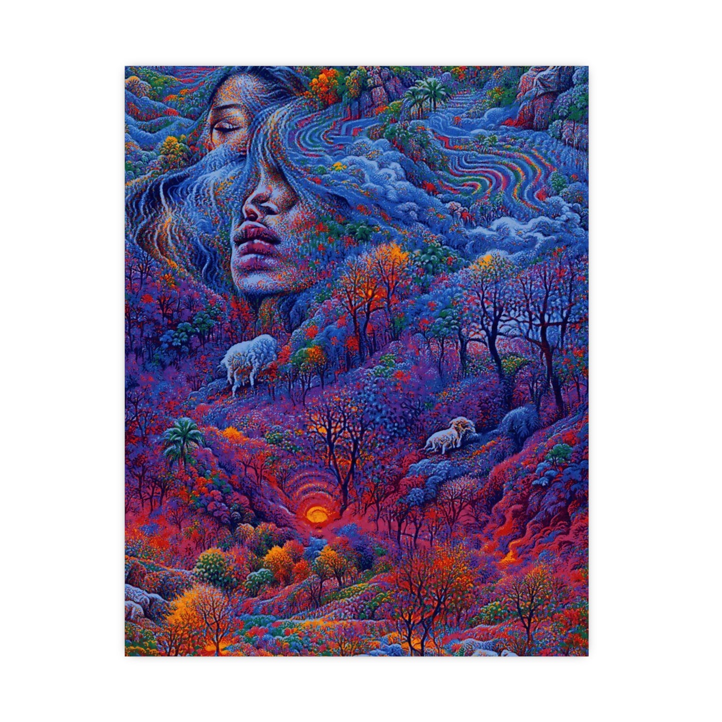 "Maresia Meets the Universe" |  11" x 14" | Premium Matte Print