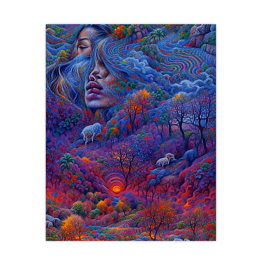 "Maresia Meets the Universe" |  11" x 14" | Premium Matte Print