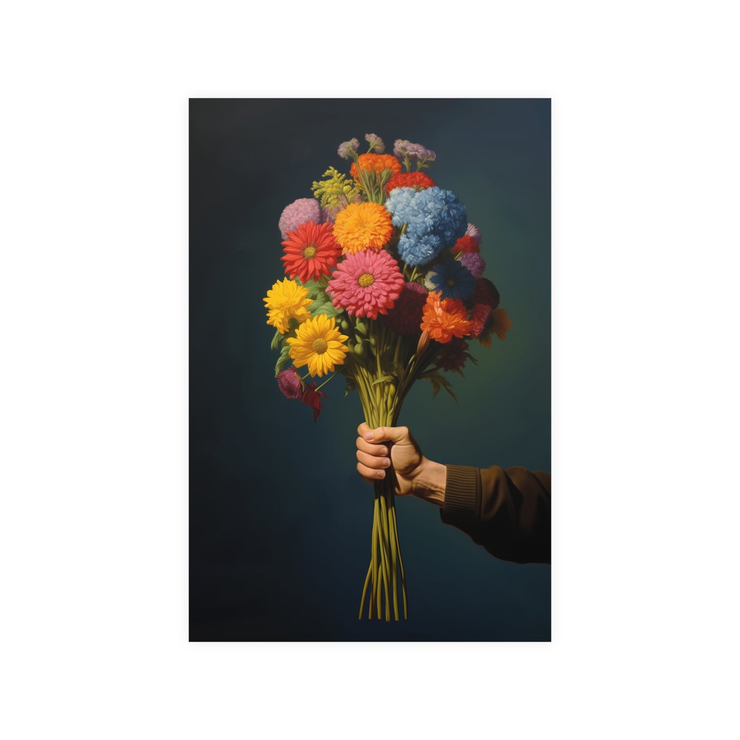 "For a Few Flowers More" | Premium Matte Square Print