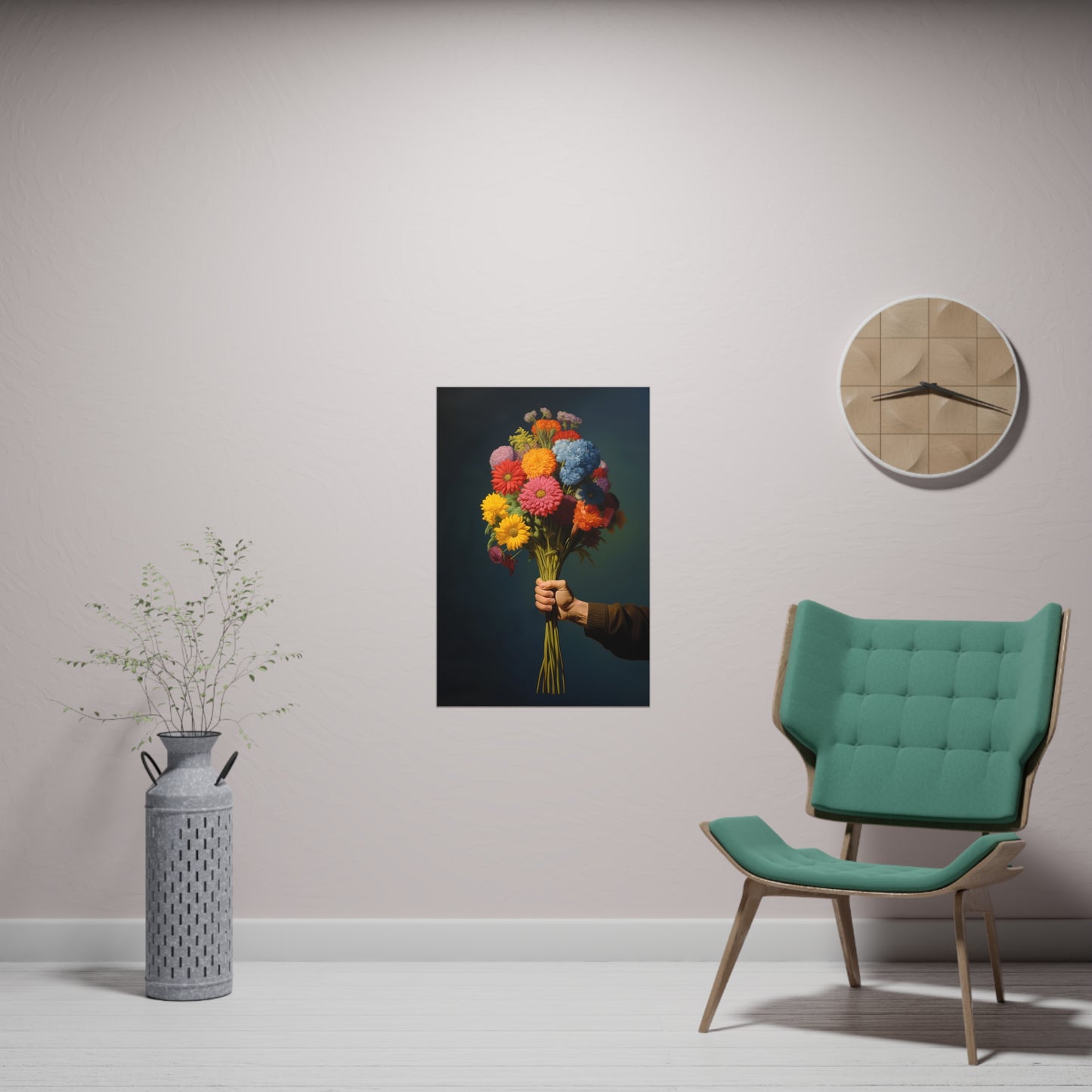 "For a Few Flowers More" | Premium Matte Square Print