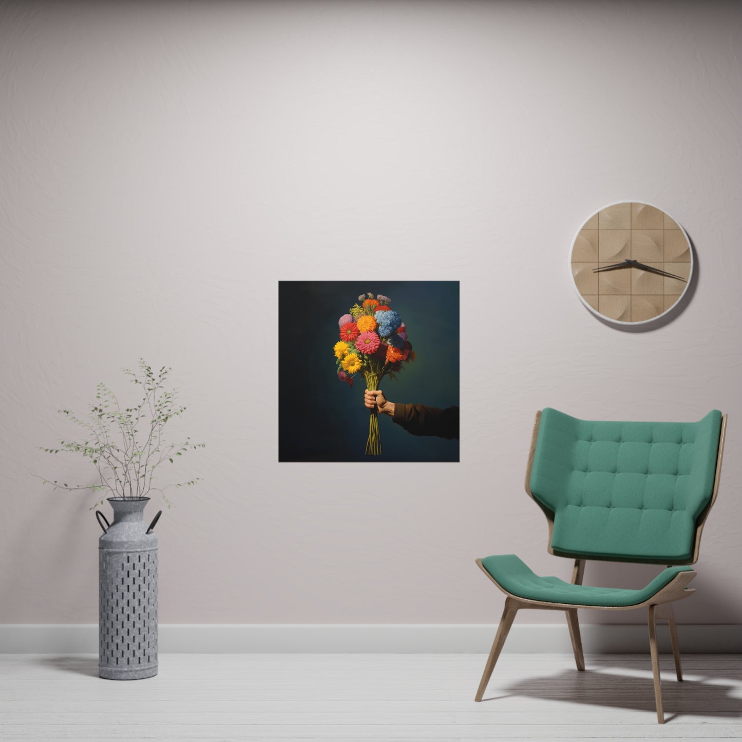 "For a Few Flowers More" | Premium Matte Square Print