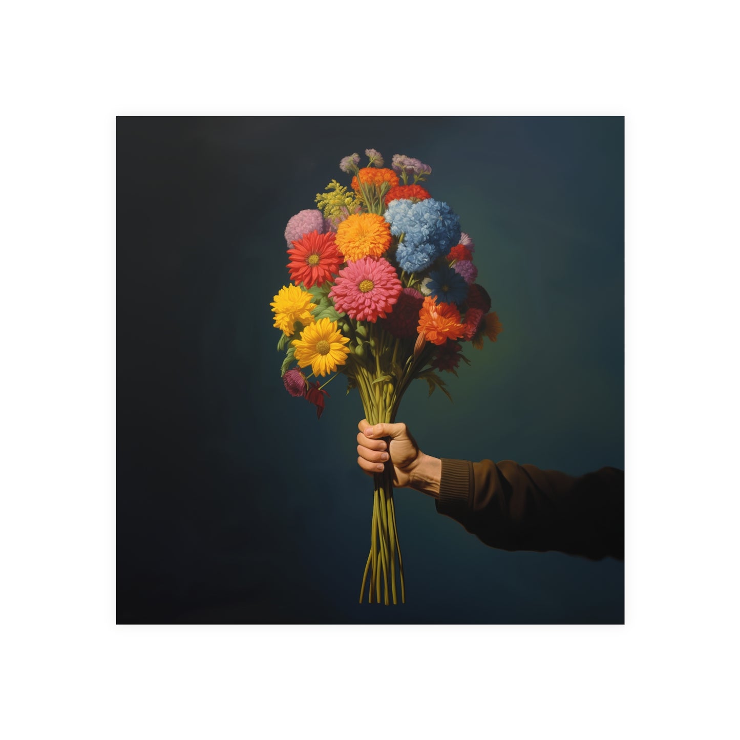 "For a Few Flowers More" | Premium Matte Square Print