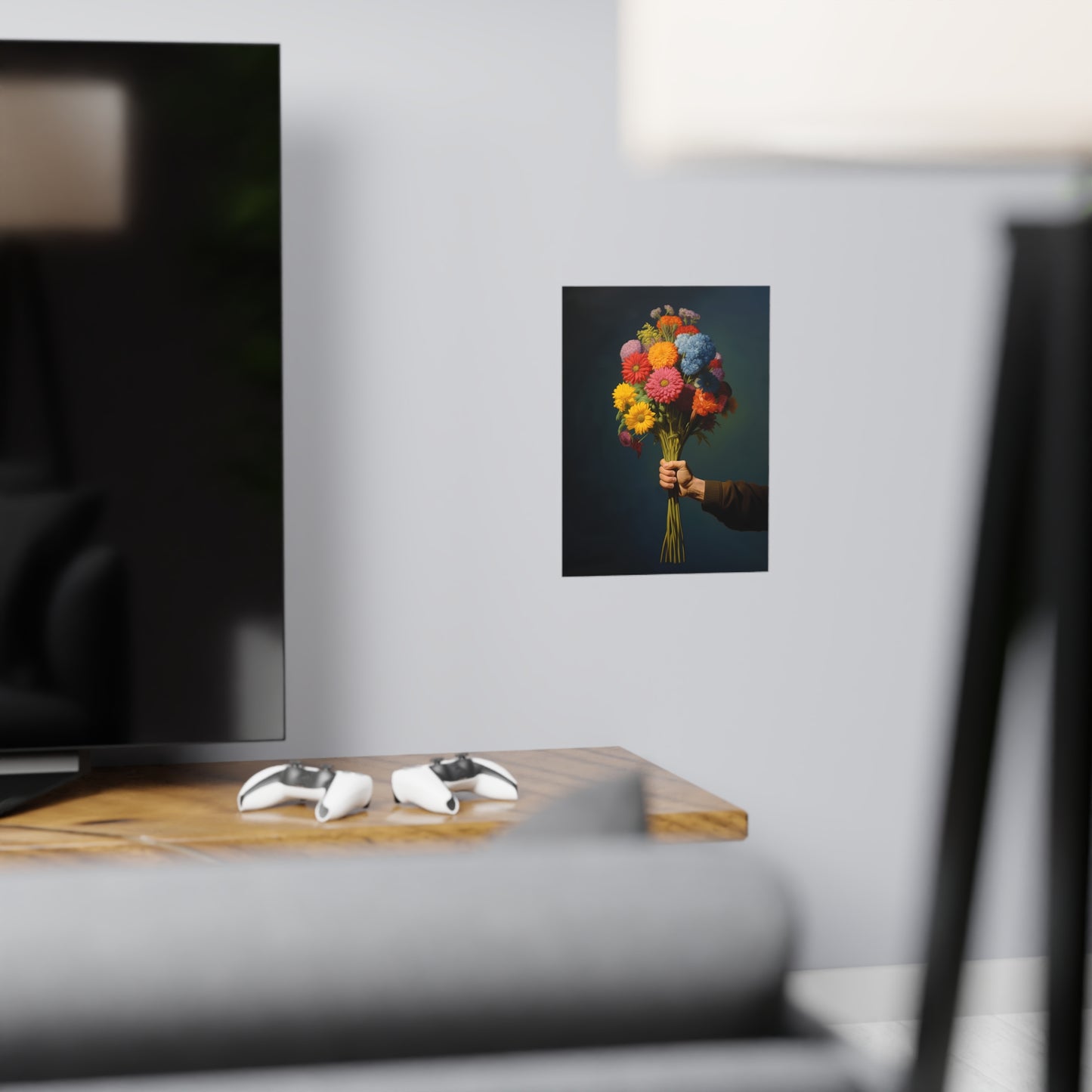 "For a Few Flowers More" | Premium Matte Square Print