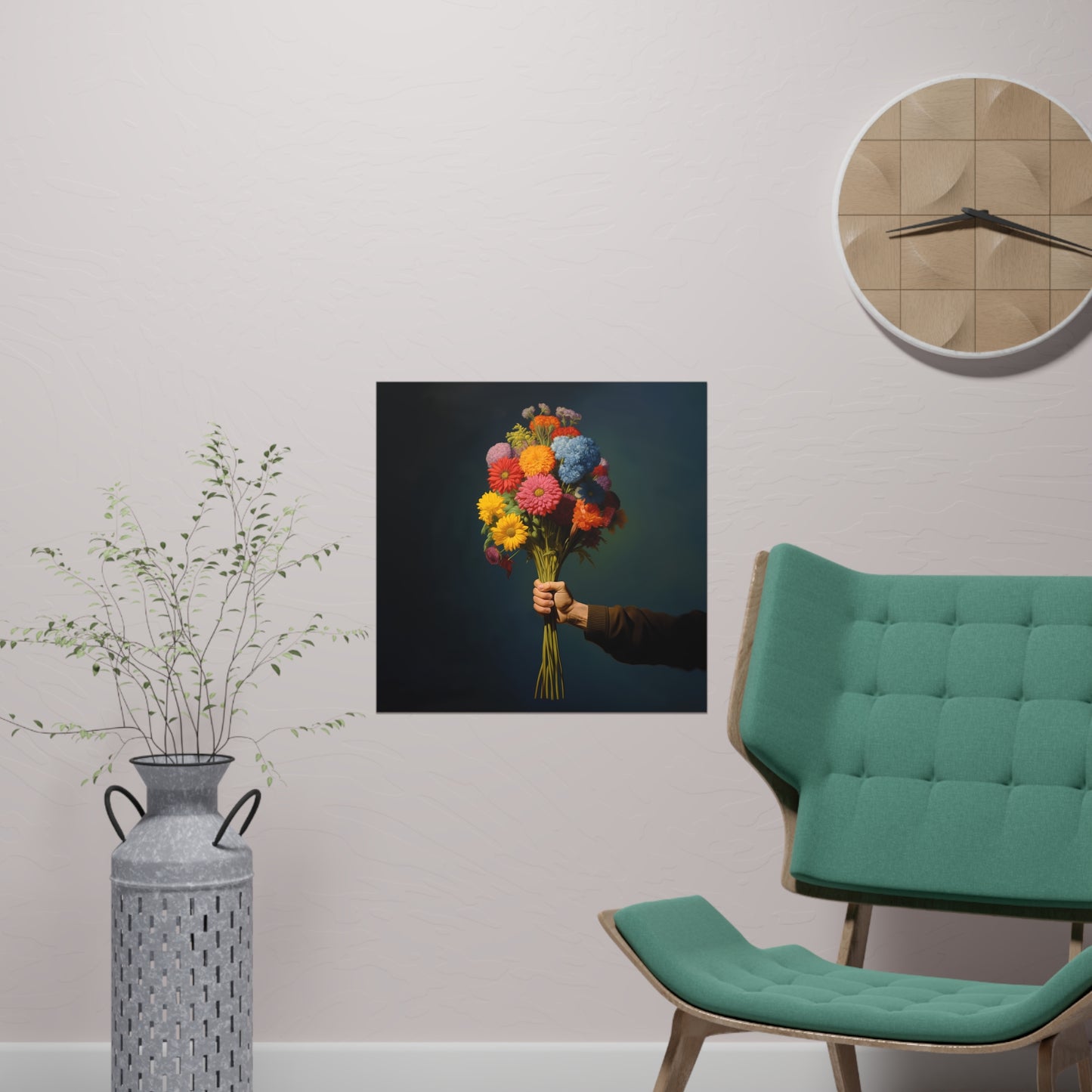 "For a Few Flowers More" | Premium Matte Square Print