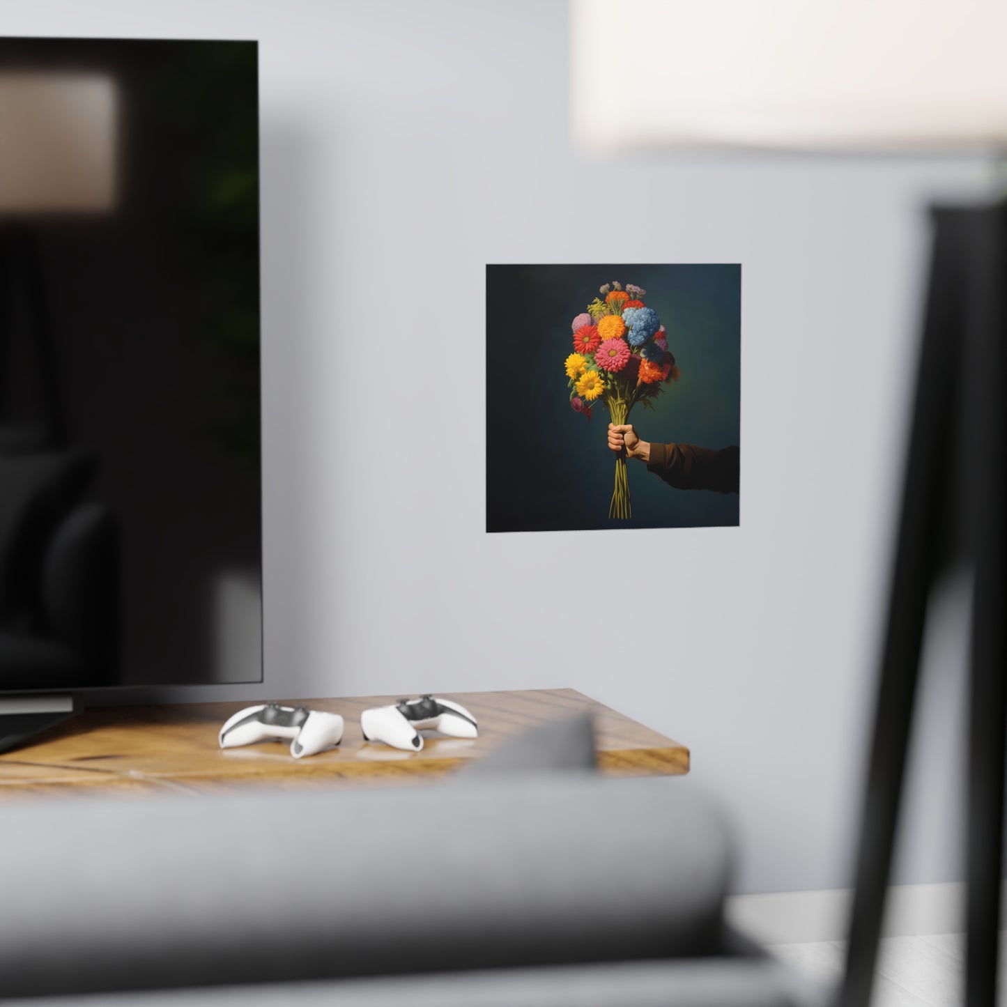 "For a Few Flowers More" | Premium Matte Square Print