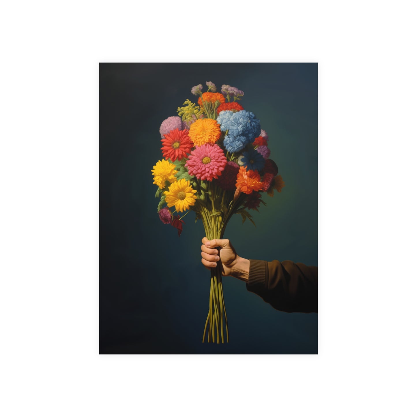 "For a Few Flowers More" | Premium Matte Square Print