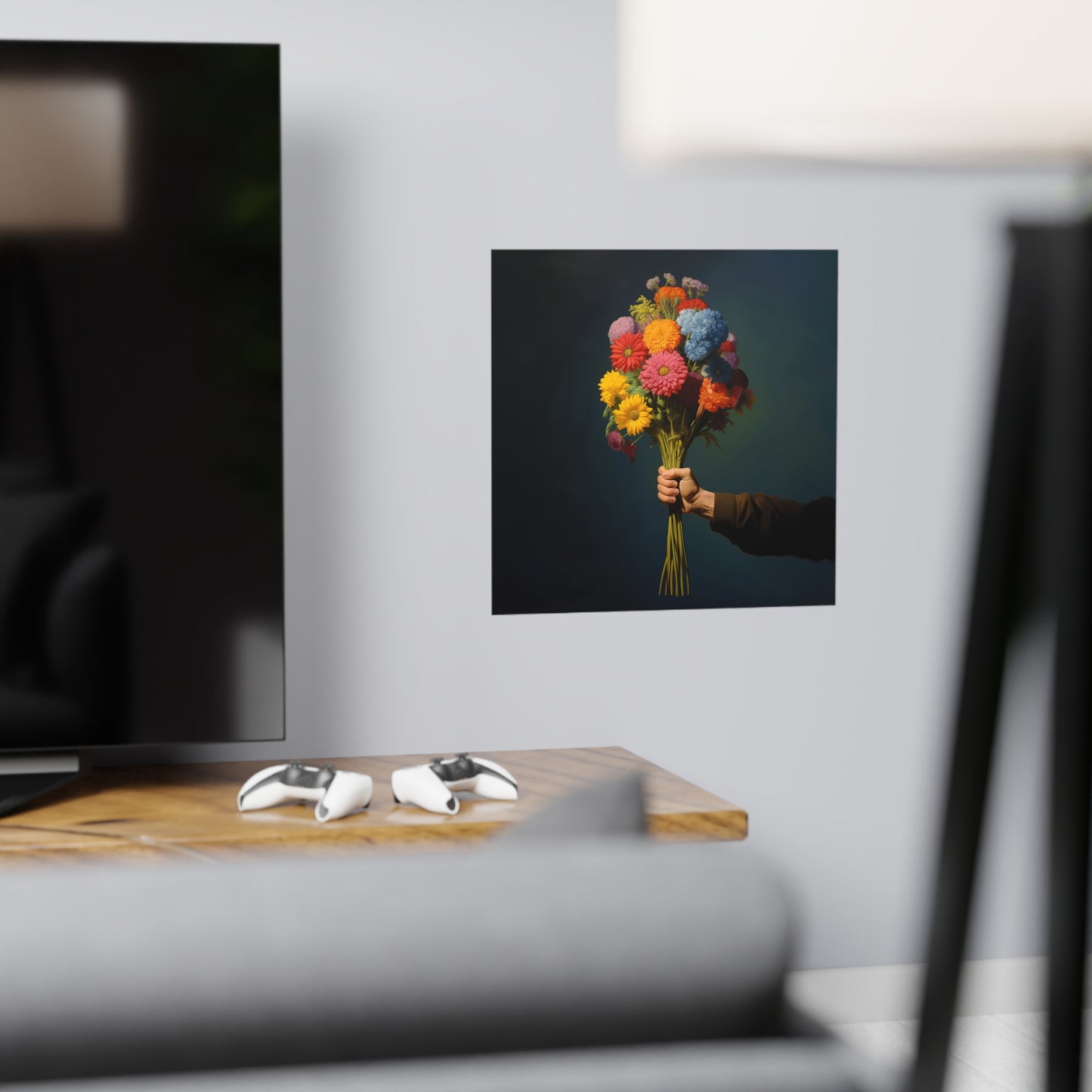 "For a Few Flowers More" | Premium Matte Square Print